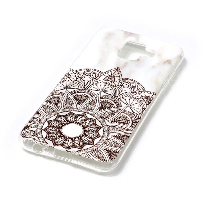 Coque Samsung Galaxy A6 Mandala Marbré