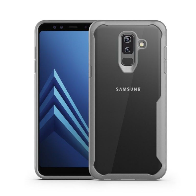 Coque Samsung Galaxy A6 Plus Hybride Rebords Biseautés