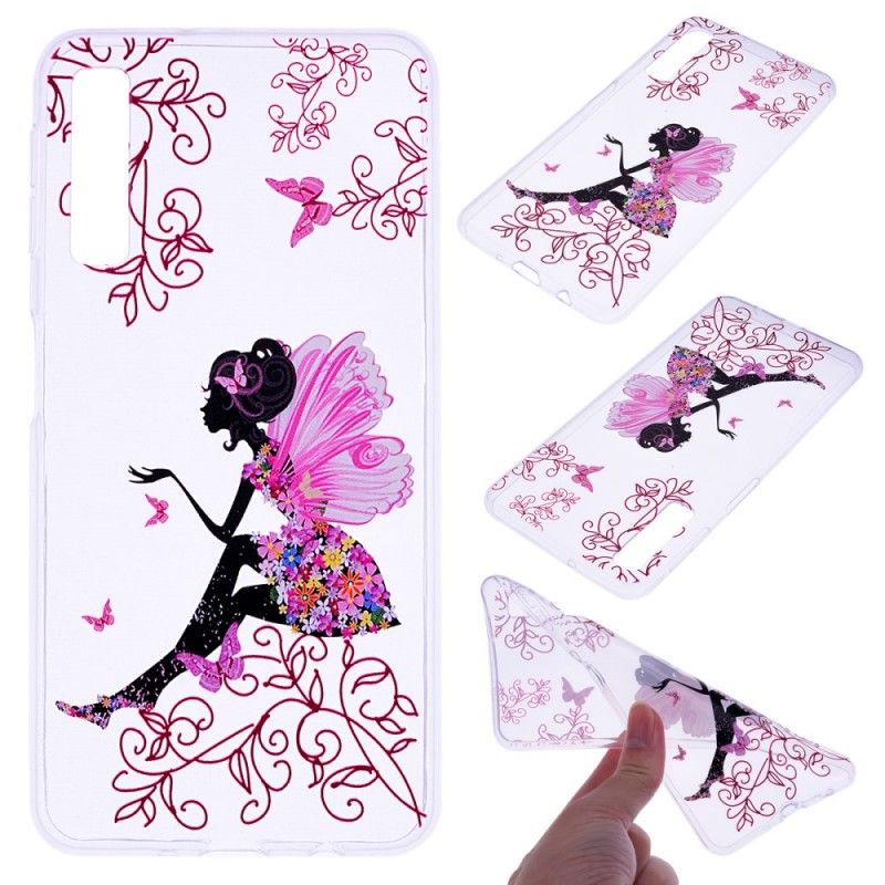 Coque Samsung Galaxy A7 Fée Aux Fleurs