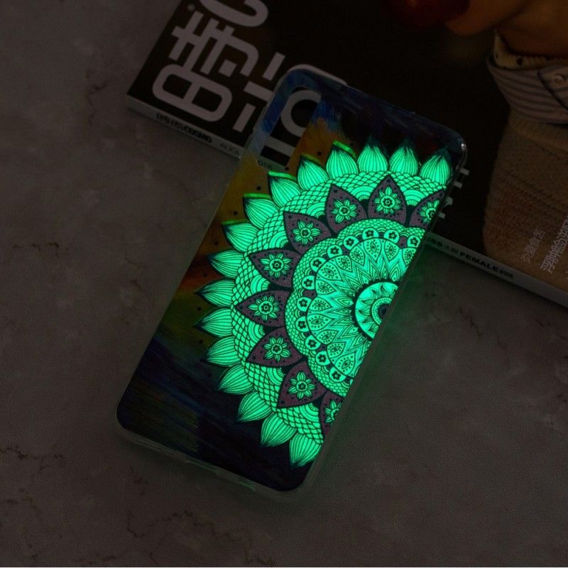 Coque Samsung Galaxy A7 Mandala Coloré Fluorescente