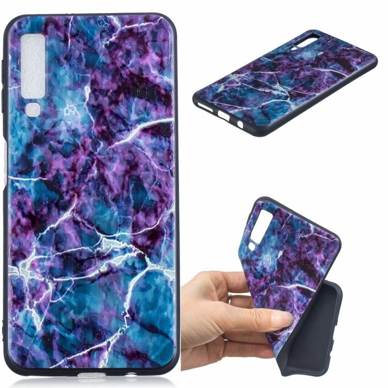 Coque Samsung Galaxy A7 Marbre Violet