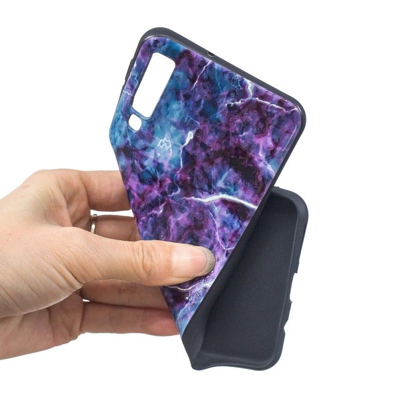 Coque Samsung Galaxy A7 Marbre Violet