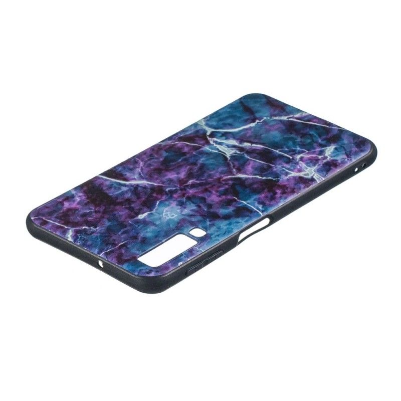 Coque Samsung Galaxy A7 Marbre Violet
