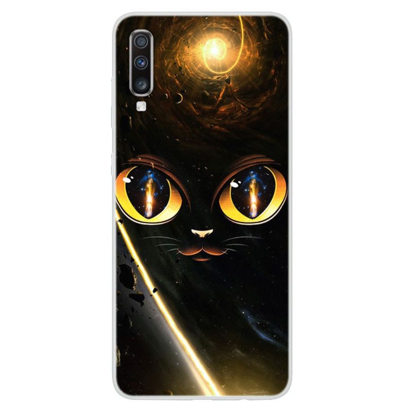 Coque Samsung Galaxy A70 Chat Galaxie