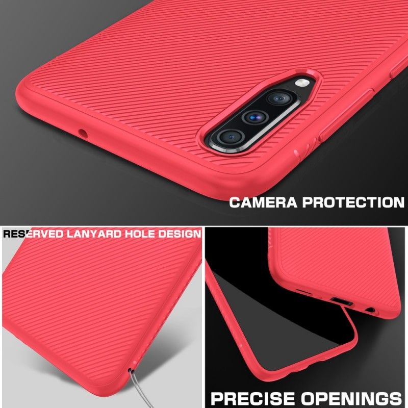 Coque Samsung Galaxy A70 Fibre Carbone Twill