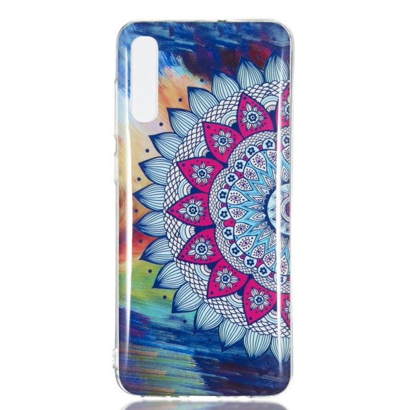 Coque Samsung Galaxy A70 Mandala Coloré Fluorescente