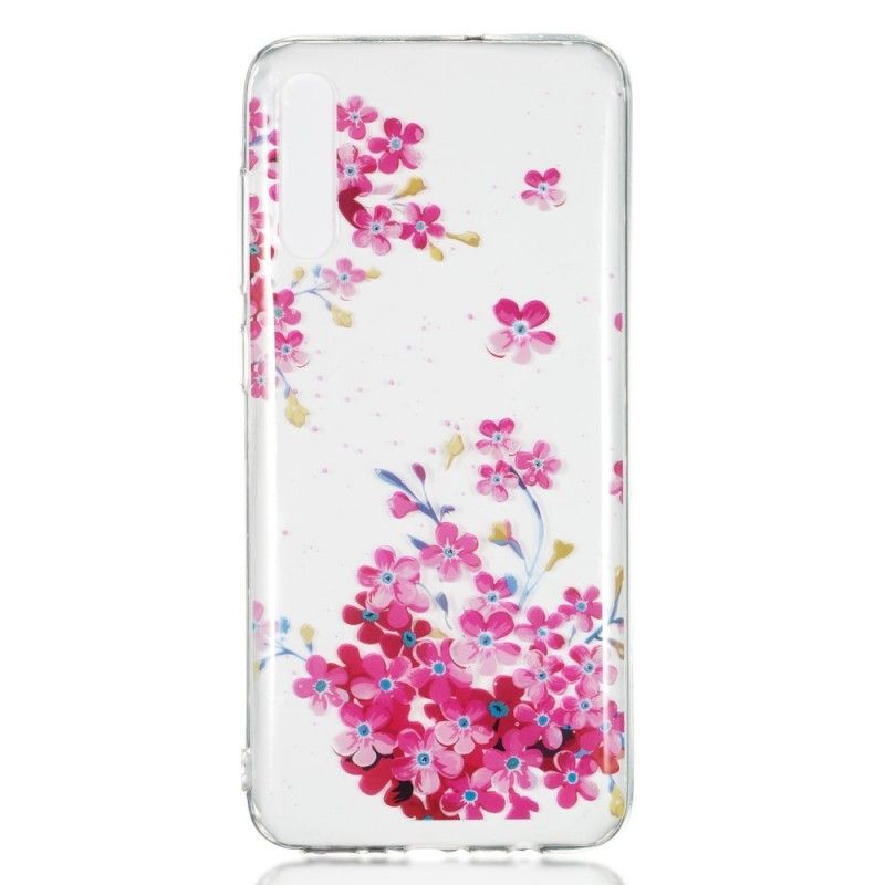 Coque Samsung Galaxy A70 Petit Jardin Rose