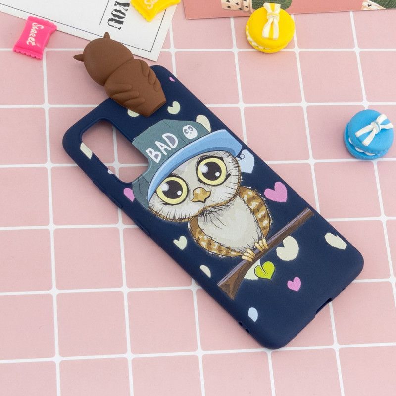 Coque Samsung Galaxy A71 3d Bad Hibou