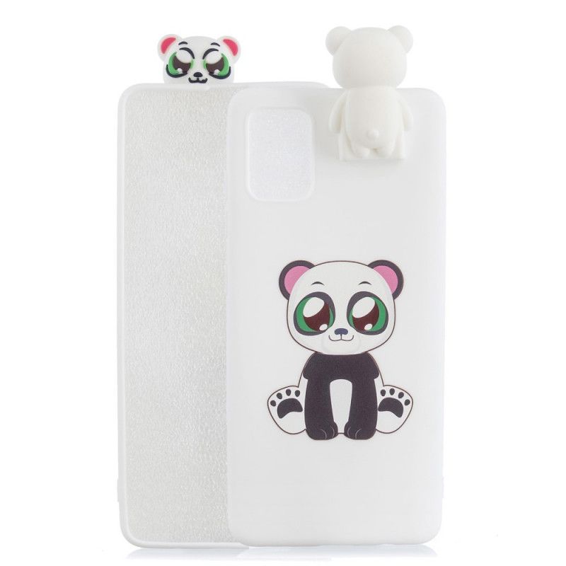 Coque Samsung Galaxy A71 3d Panda Support Mains Libres