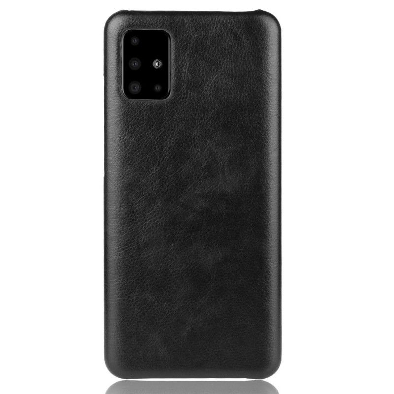 Coque Samsung Galaxy A71 Effet Cuir Litchi