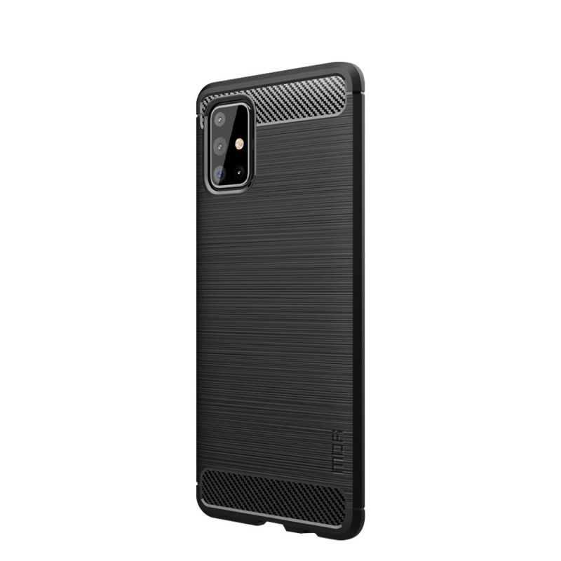 Coque Samsung Galaxy A71 Fibre Carbone Brossée Mofi