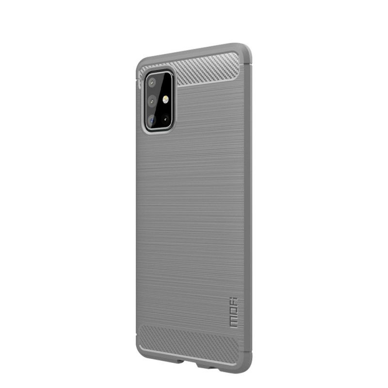 Coque Samsung Galaxy A71 Fibre Carbone Brossée Mofi