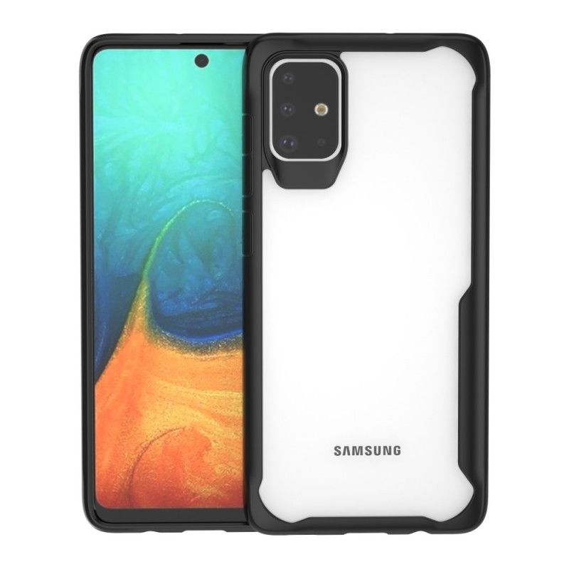 Coque Samsung Galaxy A71 Hybride Rebords Biseautés