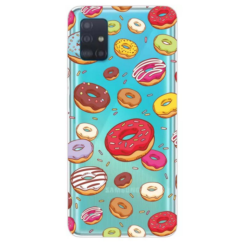 Coque Samsung Galaxy A71 Love Donuts