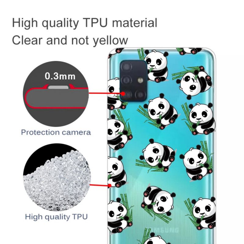 Coque Samsung Galaxy A71 Petits Pandas