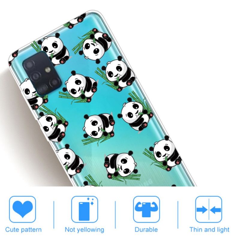 Coque Samsung Galaxy A71 Petits Pandas