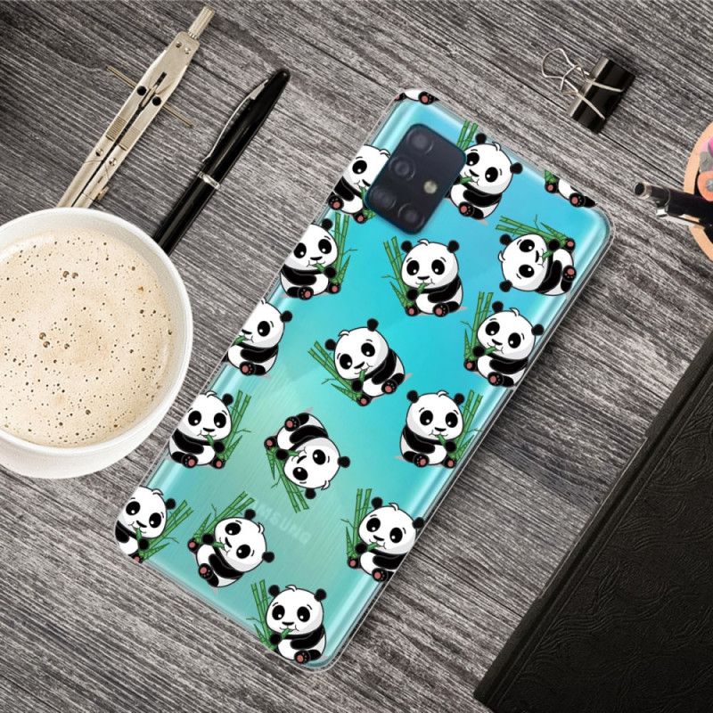 Coque Samsung Galaxy A71 Petits Pandas