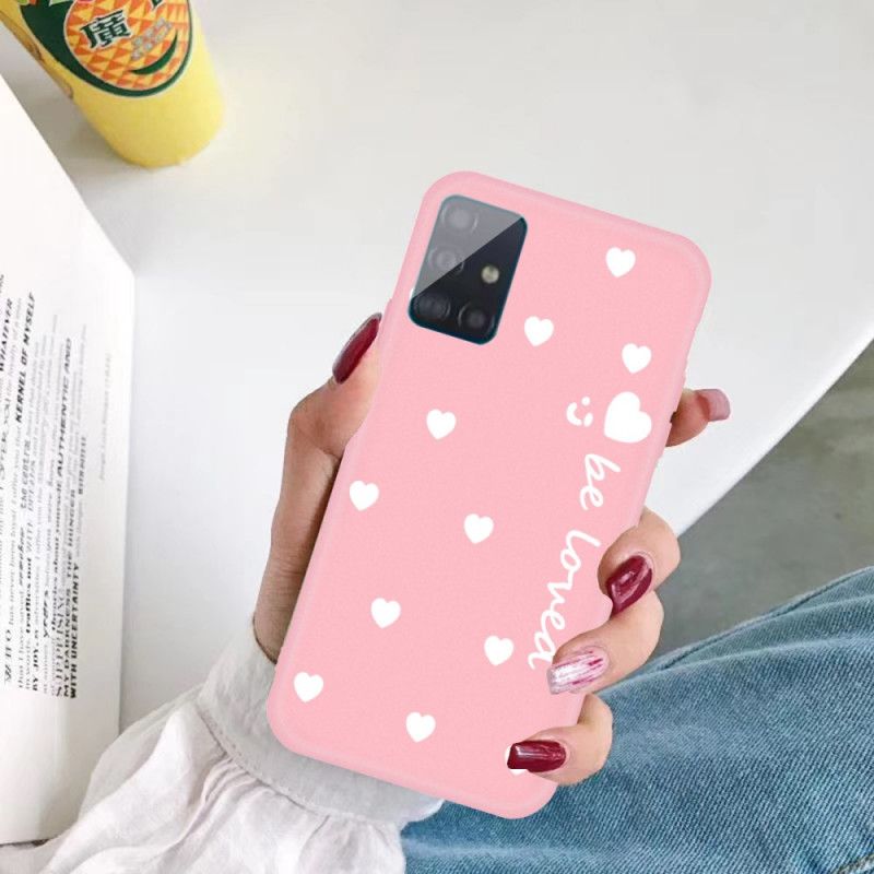 Coque Samsung Galaxy A71 Silicone Coeur Be Loved