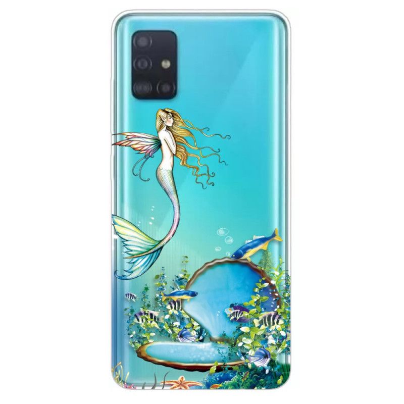 Coque Samsung Galaxy A71 Sirène Bleue