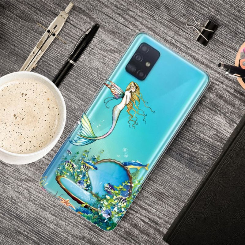 Coque Samsung Galaxy A71 Sirène Bleue