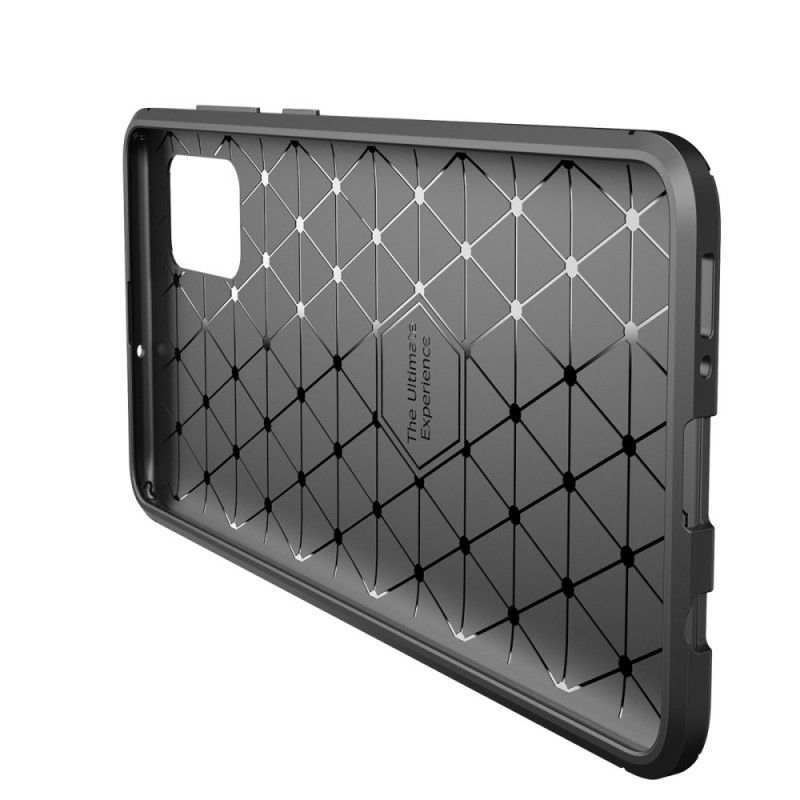 Coque Samsung Galaxy A71 Texture Fibre Carbone Flexible