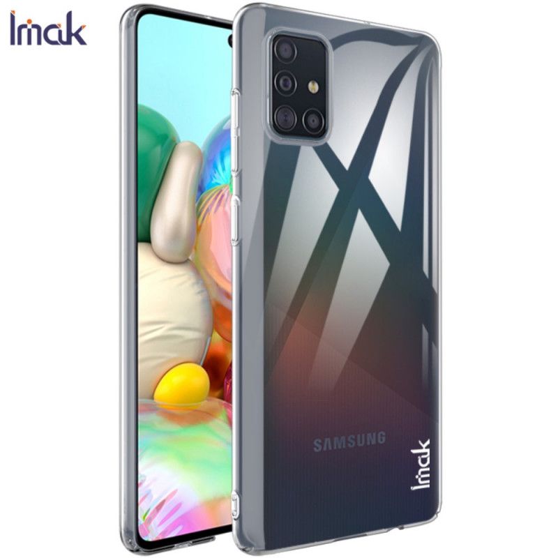 Coque Samsung Galaxy A71 Transparente Avec Film Écran Imak