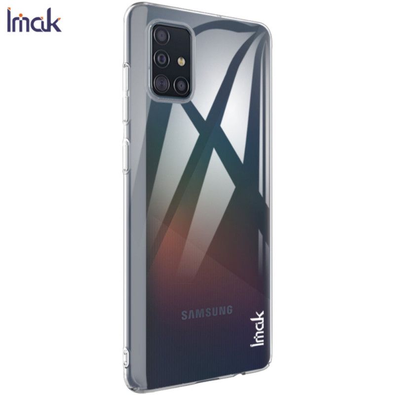 Coque Samsung Galaxy A71 Transparente Avec Film Écran Imak