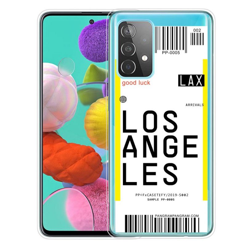 Coque Samsung Galaxy A72 4g / A72 5g Boarding Pass To Los Angeles