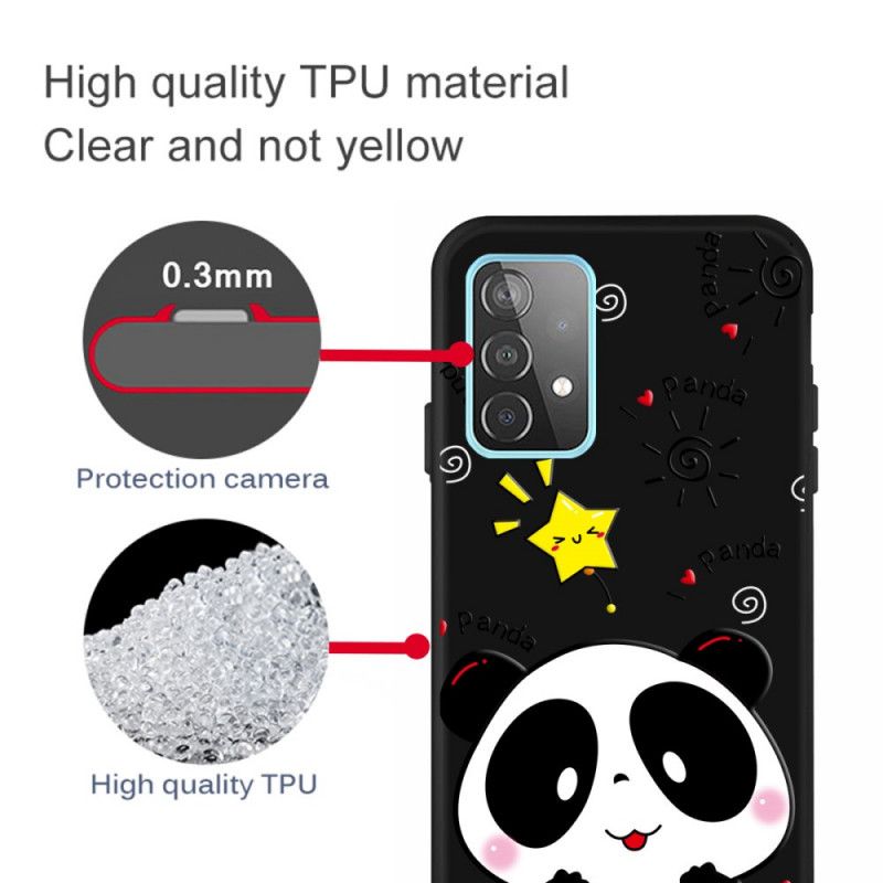 Coque Samsung Galaxy A72 4g / A72 5g Étoile Panda