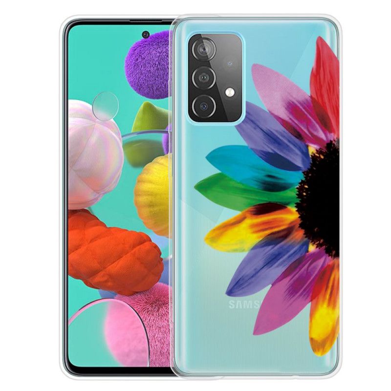 Coque Samsung Galaxy A72 4g / A72 5g Fleur Colorée