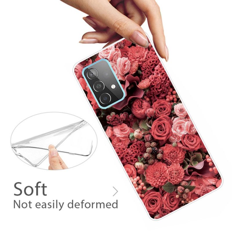 Coque Samsung Galaxy A72 4g / A72 5g Fleurs Intenses