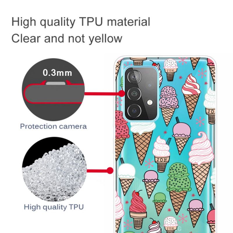 Coque Samsung Galaxy A72 4g / A72 5g Glaces À La Crème