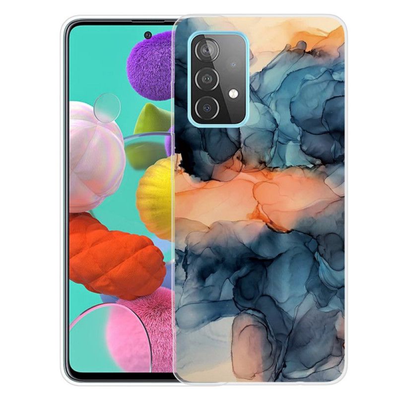 Coque Samsung Galaxy A72 4g / A72 5g Marbre Coloré