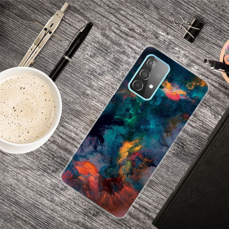 Coque Samsung Galaxy A72 4g / A72 5g Nuages Colorés