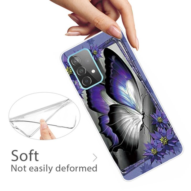 Coque Samsung Galaxy A72 4g / A72 5g Papillon Royal