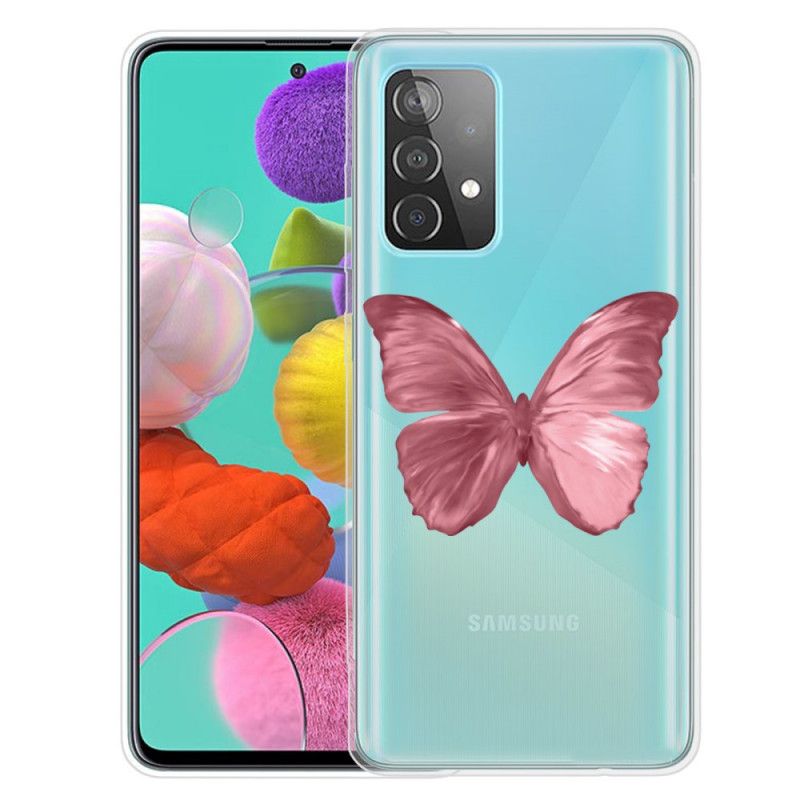Coque Samsung Galaxy A72 4g / A72 5g Papillons Sauvages