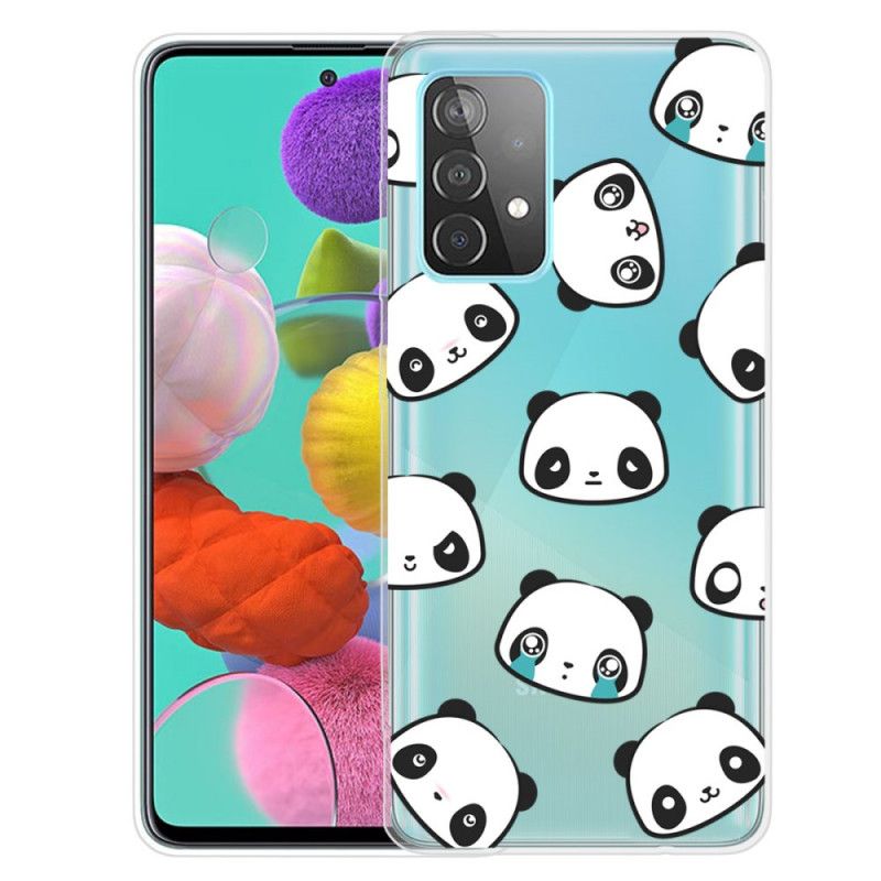 Coque Samsung Galaxy A72 4g / A72 5g Transparente Pandas Sentimentaux