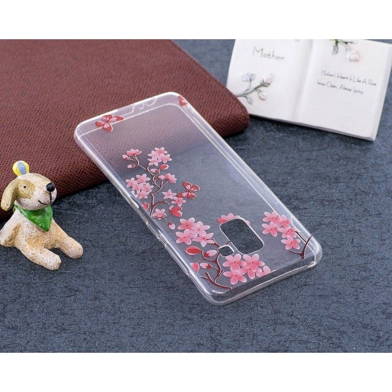 Coque Samsung Galaxy A8 2018 Arbre À Fleurs