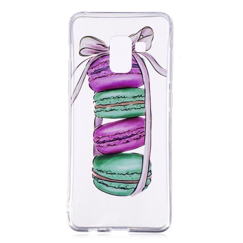 Coque Samsung Galaxy A8 2018 Macarons Gourmands