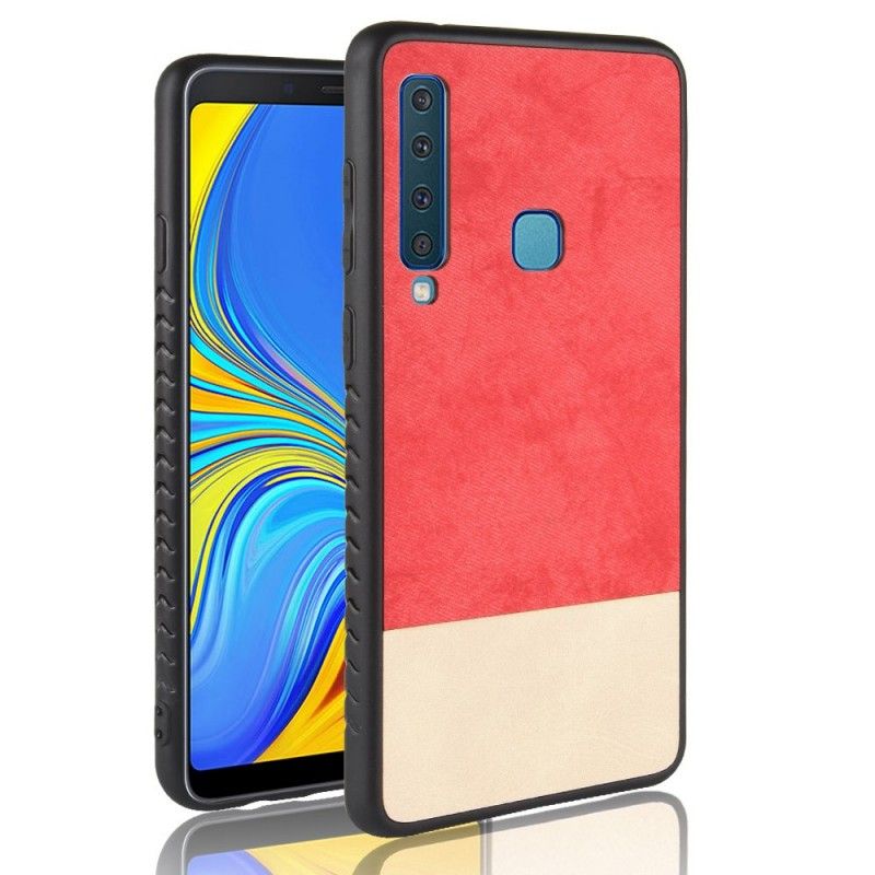 Coque Samsung Galaxy A9 Bicolore Simili Cuir