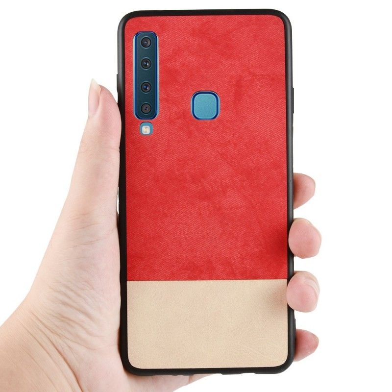 Coque Samsung Galaxy A9 Bicolore Simili Cuir