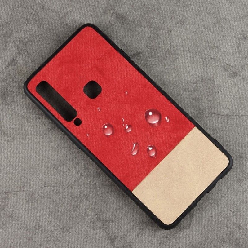 Coque Samsung Galaxy A9 Bicolore Simili Cuir