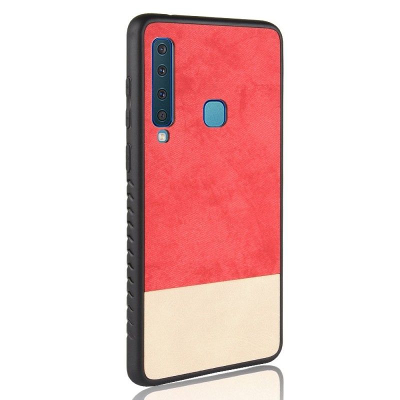 Coque Samsung Galaxy A9 Bicolore Simili Cuir