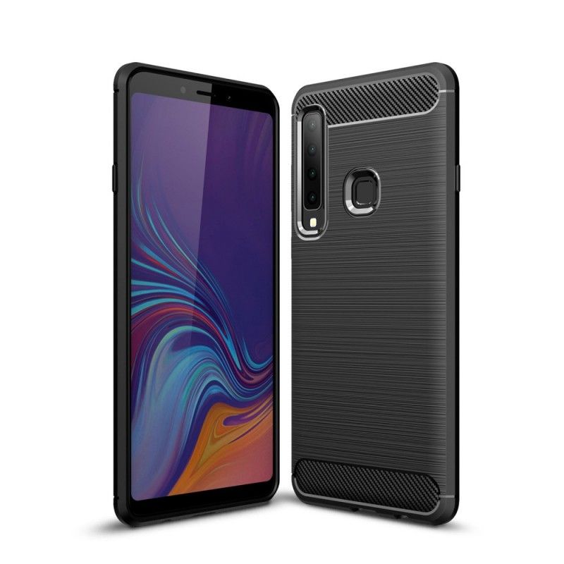 Coque Samsung Galaxy A9 Fibre Carbone Brossée