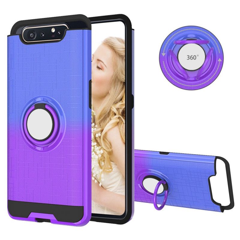 Coque Samsung Galaxy A90 / A80 Avec Anneau Gradient Color