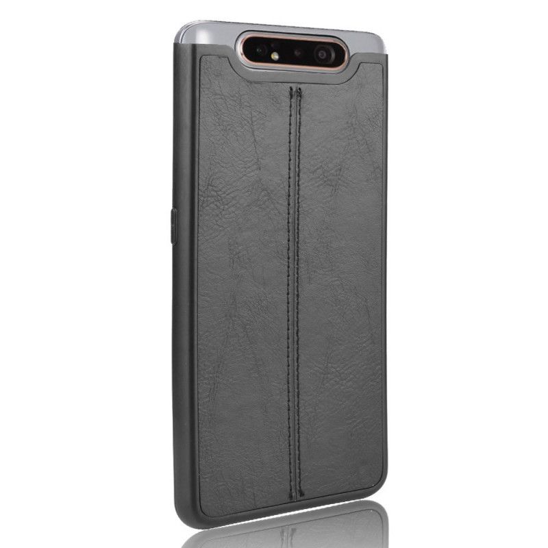 Coque Samsung Galaxy A90 / A80 Effet Cuir Couture