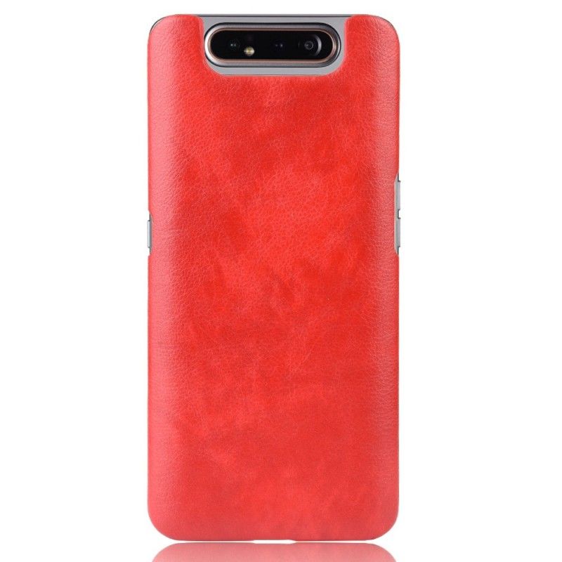 Coque Samsung Galaxy A90 / A80 Effet Cuir Litchi