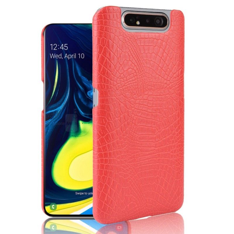 Coque Samsung Galaxy A90 / A80 Effet Peau De Crocodile