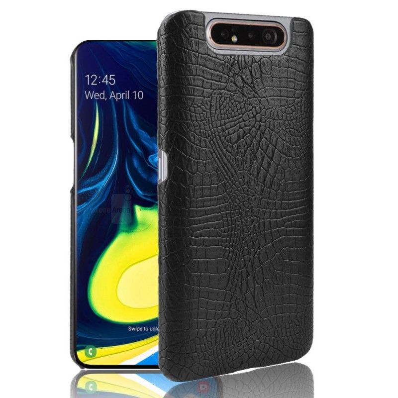 Coque Samsung Galaxy A90 / A80 Effet Peau De Crocodile