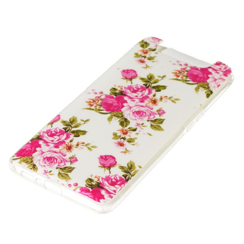 Coque Samsung Galaxy A90 / A80 Fleurs Liberty Fluorescente